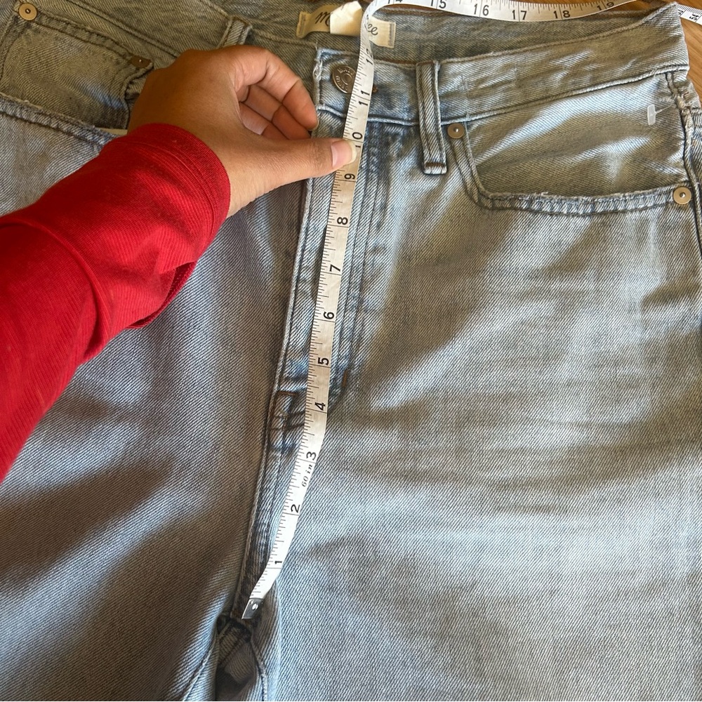 Madewell Button Fly Distressed The Dad Jean Women’s 26 - Picture 8 of 10